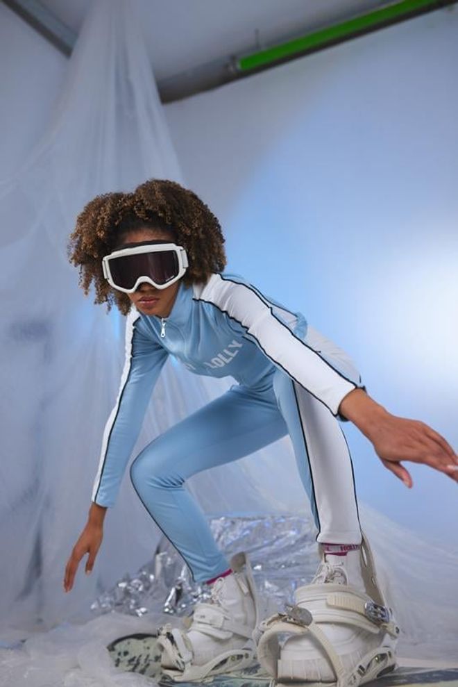 Holly Lolly Modrý Overal Zasnežený Veľkoobchod s oblečením Žiadna látka