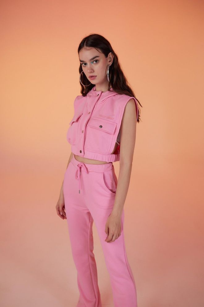 Holly Lolly Jura Vest Pink Wholesale Clothing Formal