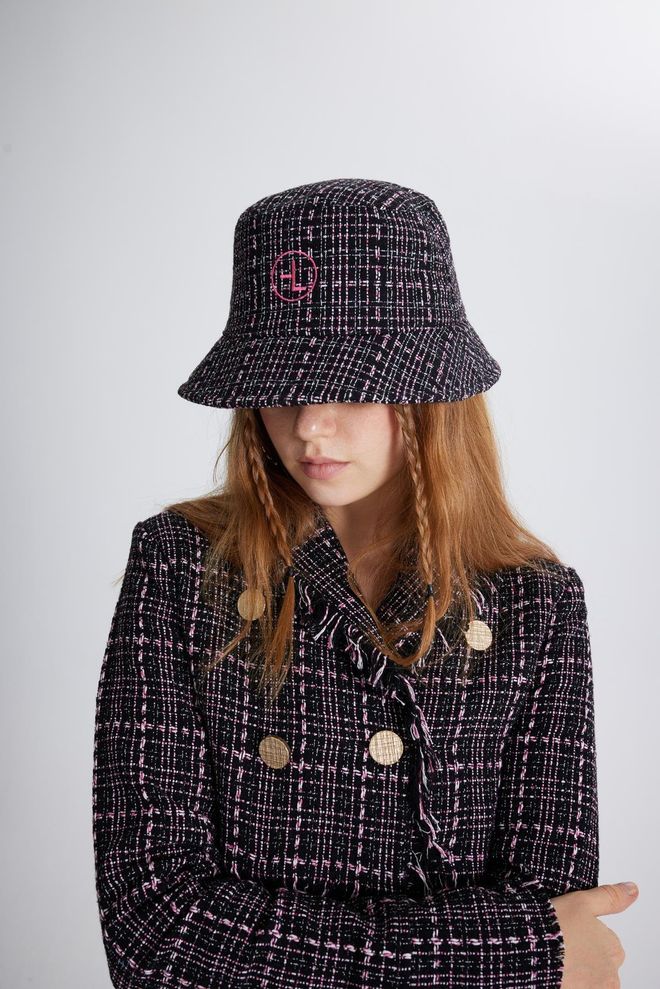 Holly Lolly Čiapka Tweed Bucket Čierna Veľkoobchod s oblečením 1
