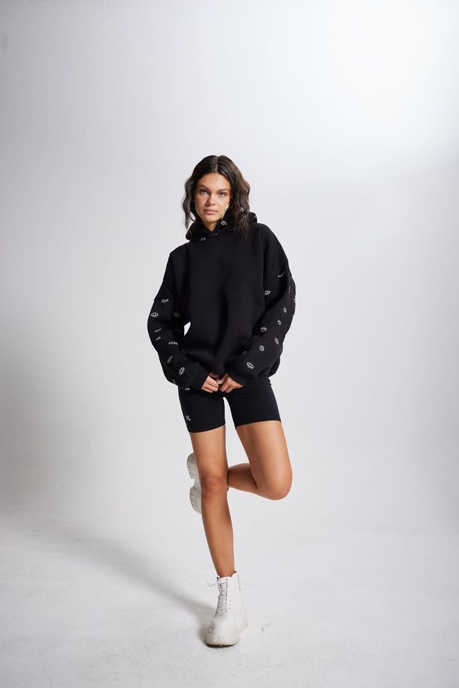 Holly Lolly Eye Sweatshirt Black Wholesale Clothing No Fabric