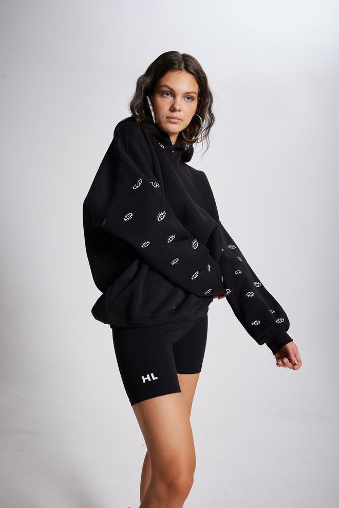 Holly Lolly Eye Sweatshirt Black Wholesale Clothing Dating
