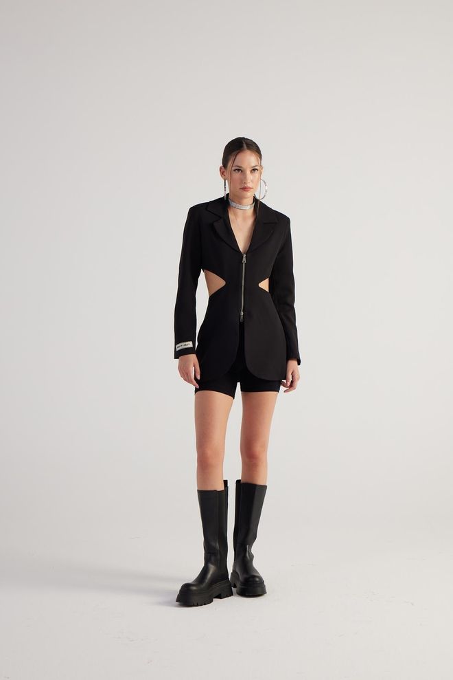 Holly Lolly Voila Blazer Jacket Black Wholesale Clothing Elegant