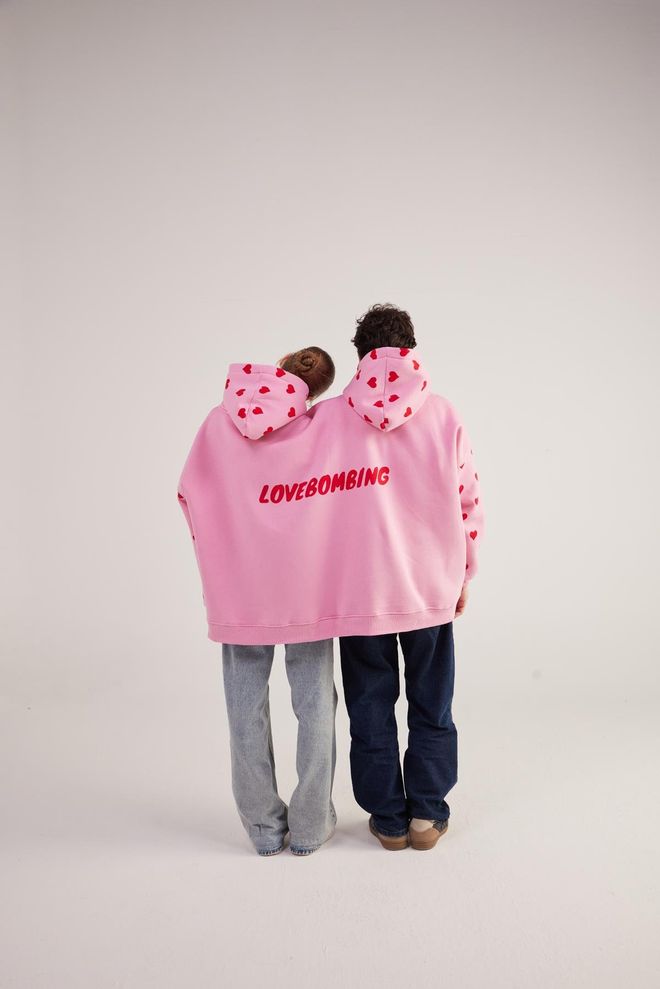 Holly Lolly LoveBombing Sweatshirt Pink Wholesale Clothing Winter