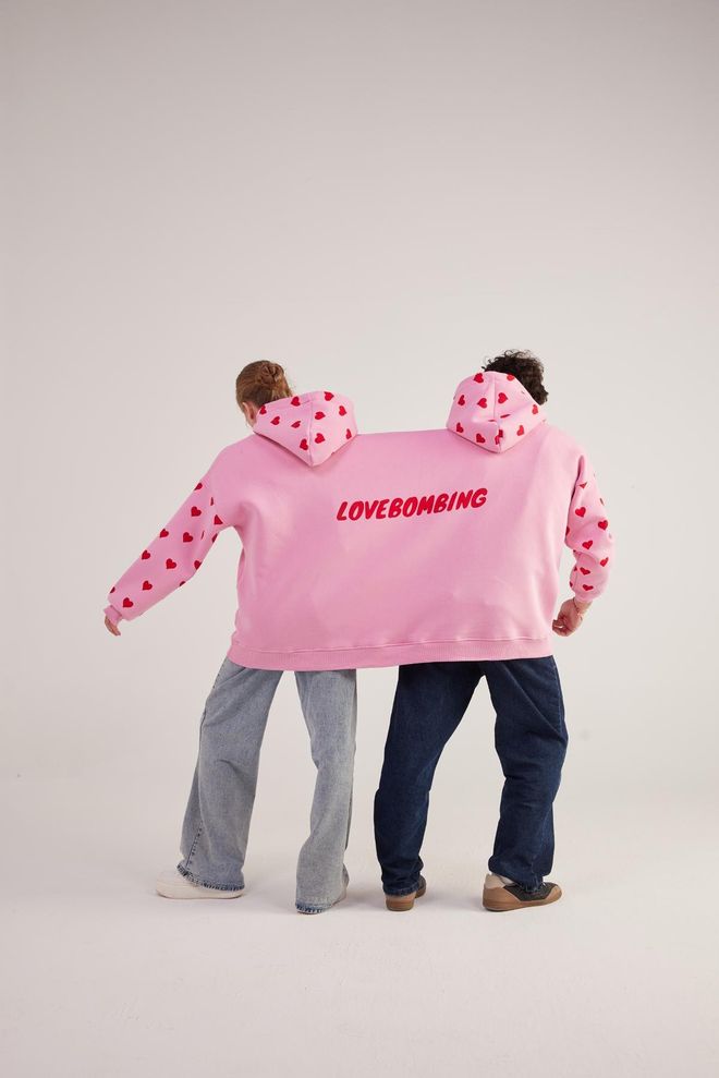 Holly Lolly LoveBombing Sweatshirt Pink Wholesale Clothing Casual