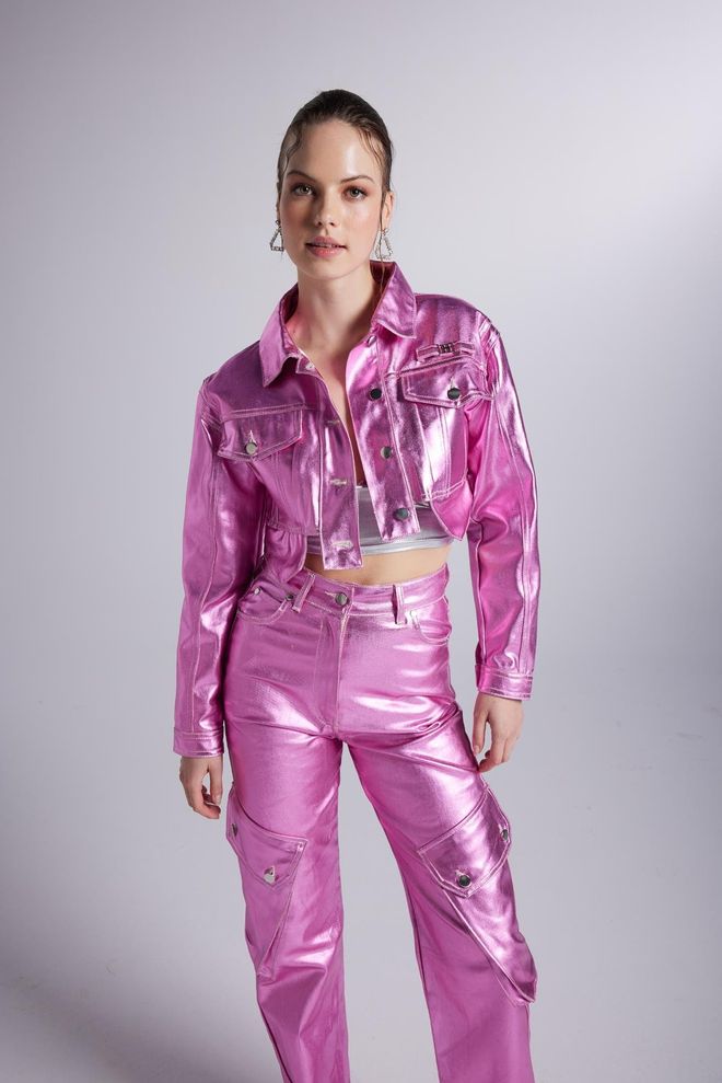 Holly Lolly Millen Jacket Pink Wholesale Clothing Streetwear