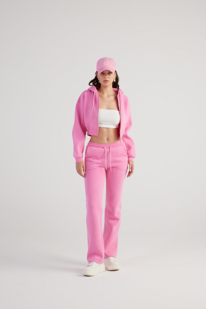 Holly Lolly Mixed Sweatpants Pink Wholesale Clothing Lounge