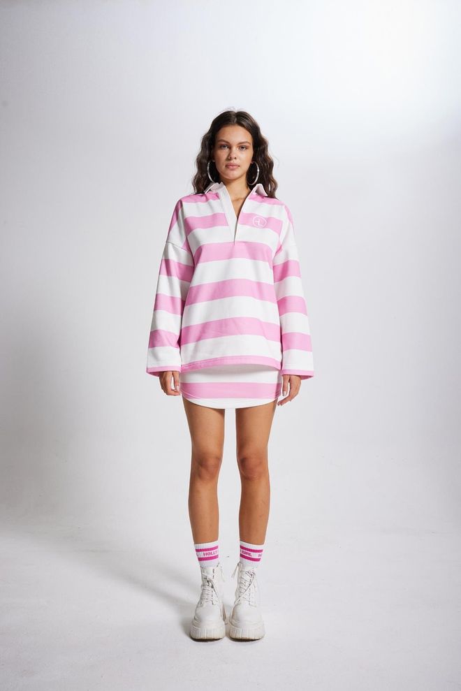 Holly Lolly Fortune Sweatshirt Pink Wholesale Clothing 4