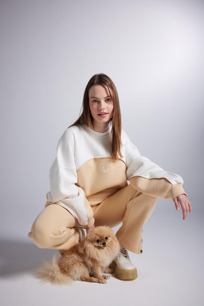 Holly Lolly Sweat Nola Beige Vêtements en gros Décontracté