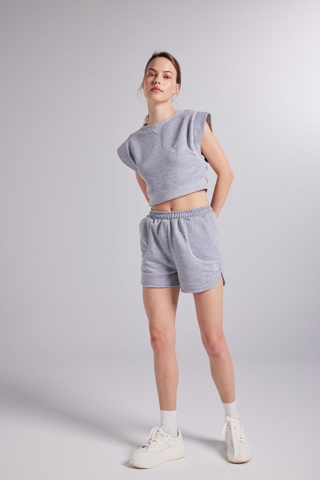 Holly Lolly Rhode Shorts Grey Wholesale Clothing Summer