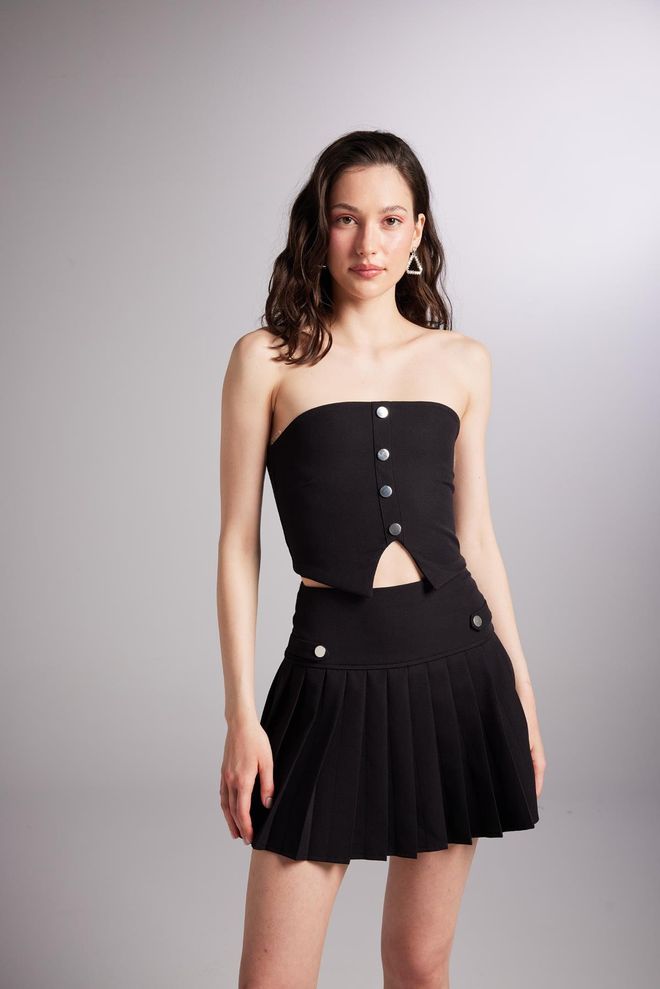 Holly Lolly Devon Bustier Black Χονδρικό εμπόριο ενδυμάτων Κομψό