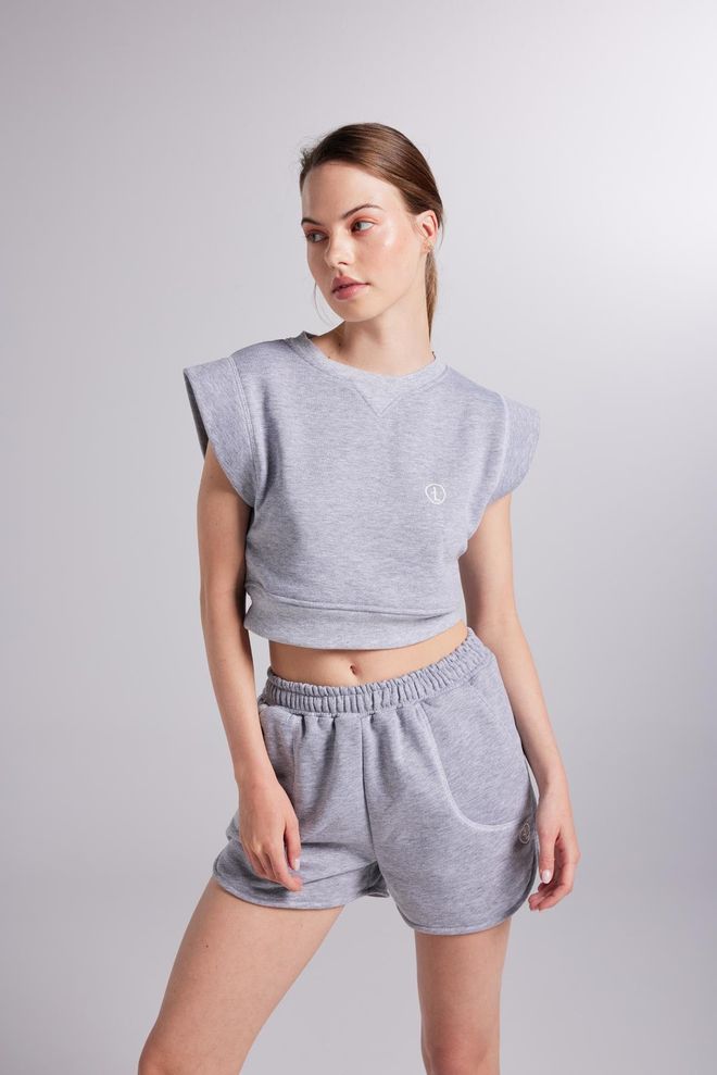 Holly Lolly Rhode Shorts Grey Wholesale Clothing 4