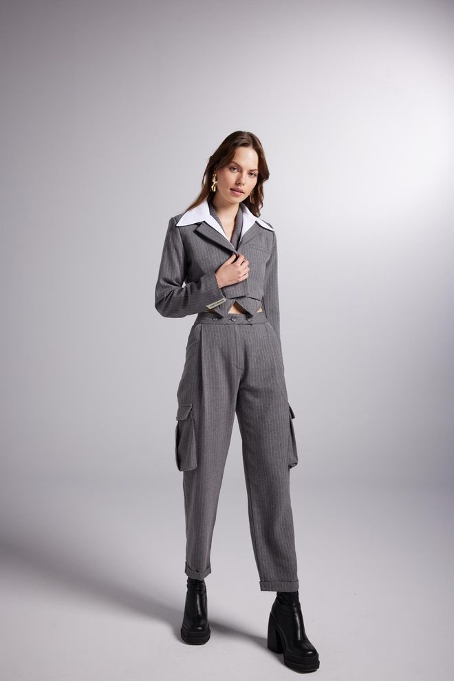 Holly Lolly Kira Jacket Grey Veľkoobchod s oblečením 4