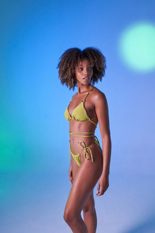 Holly Lolly Delphi Bikini Bottom Green Wholesale Clothing 1