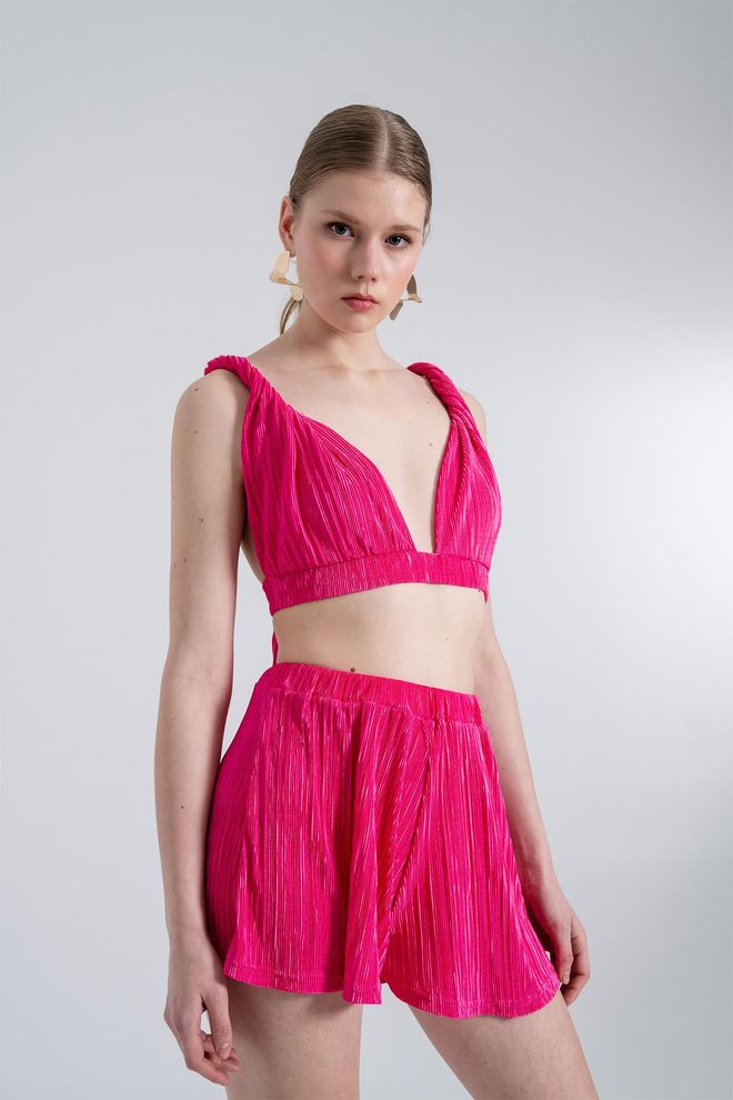 Holly Lolly Comfy Shorts Pink Wholesale Clothing No Fabric