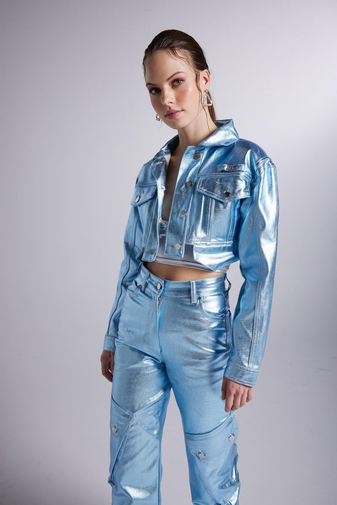 Holly Lolly Millen Jacket Blue Wholesale Clothing Spring