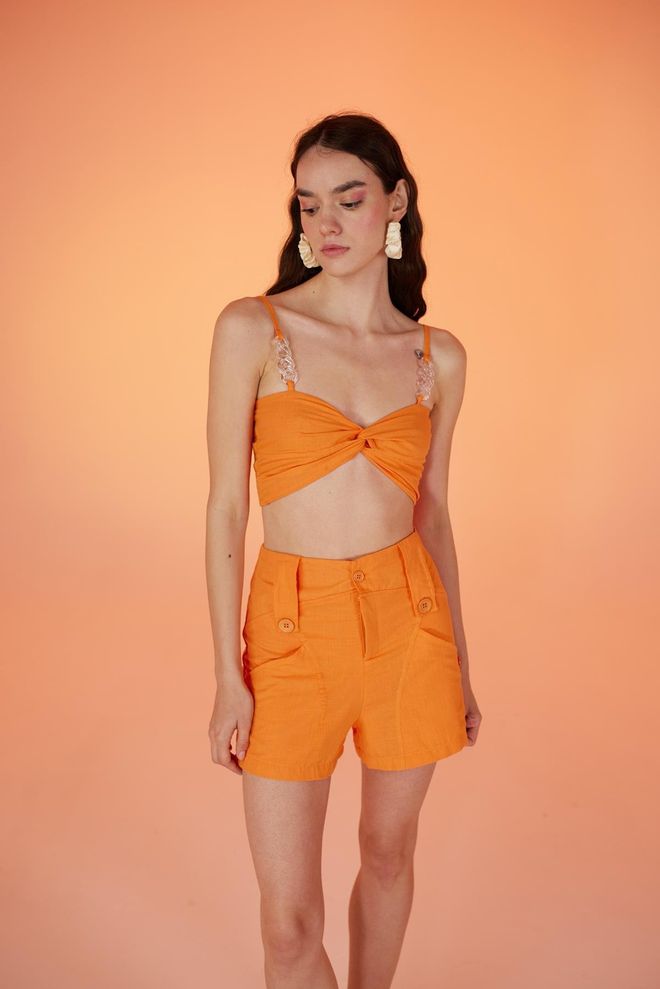 Holly Lolly Рисе Схортс Оранге Велепродаја одеће Рођендан