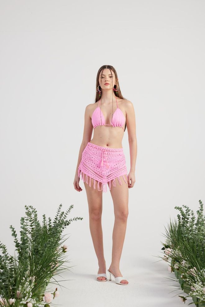 Holly Lolly Costume En Tricot Rose Vêtements en gros Décontracté