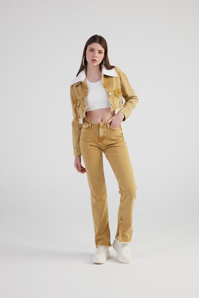 Holly Lolly Jeans Camel Wholesale Clothing Birthday