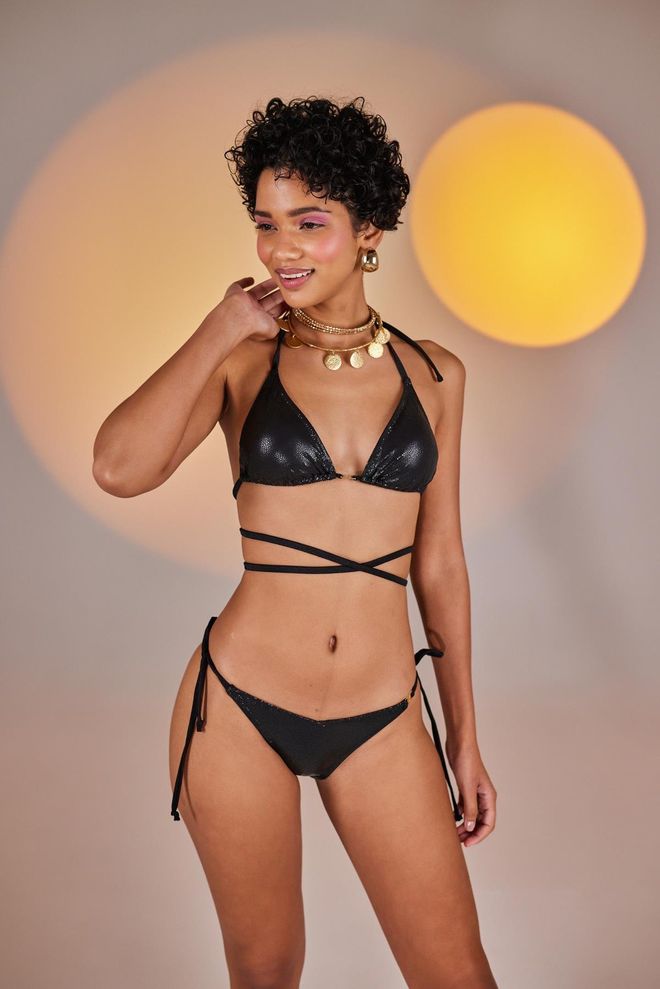 Holly Lolly Bikini Bottom Black Wholesale Clothing Spring