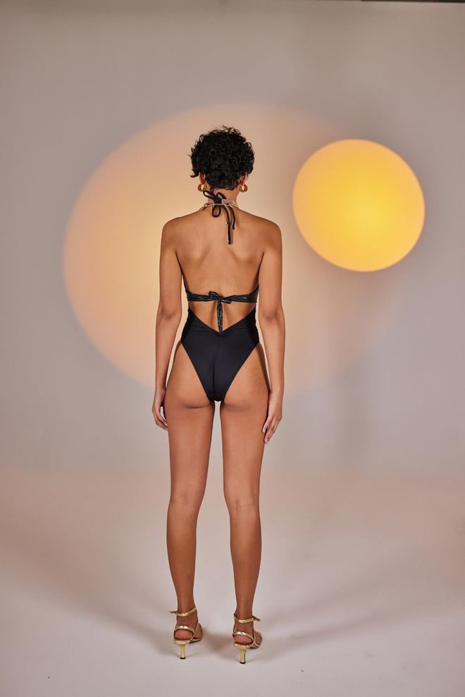 Holly Lolly Swimsuit Black Wholesale Clothing Spring