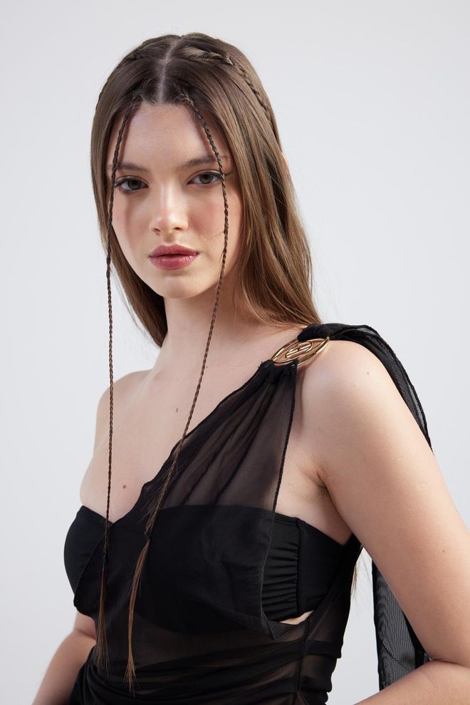 Holly Lolly Helen Pareo Black Wholesale Clothing No Fabric