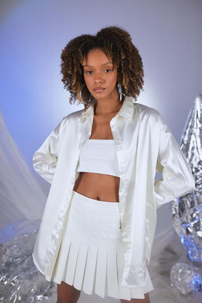 Holly Lolly Chemise Pecta Écru Vêtements en gros Élégant