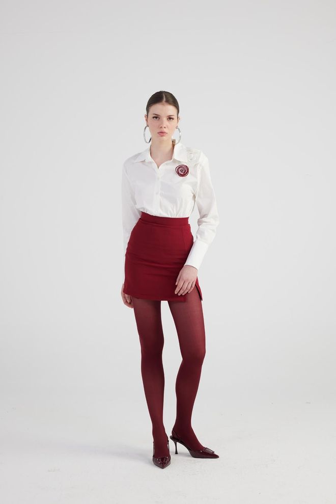 Holly Lolly Chemise Madison Blanc Vêtements en gros Élégant