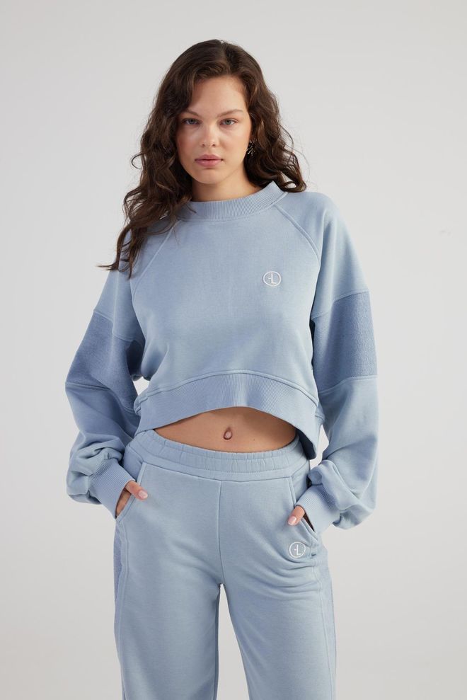 Holly Lolly Cali Sweatshirt Gray Wholesale Clothing Casual