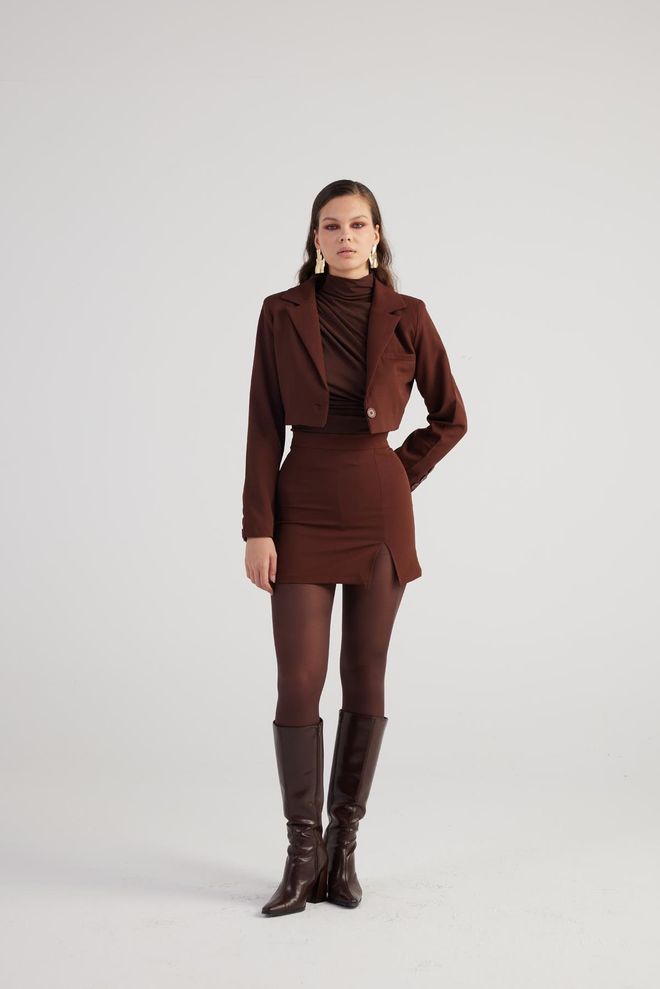 Holly Lolly Panky Skirt Brown Wholesale Clothing Elegant