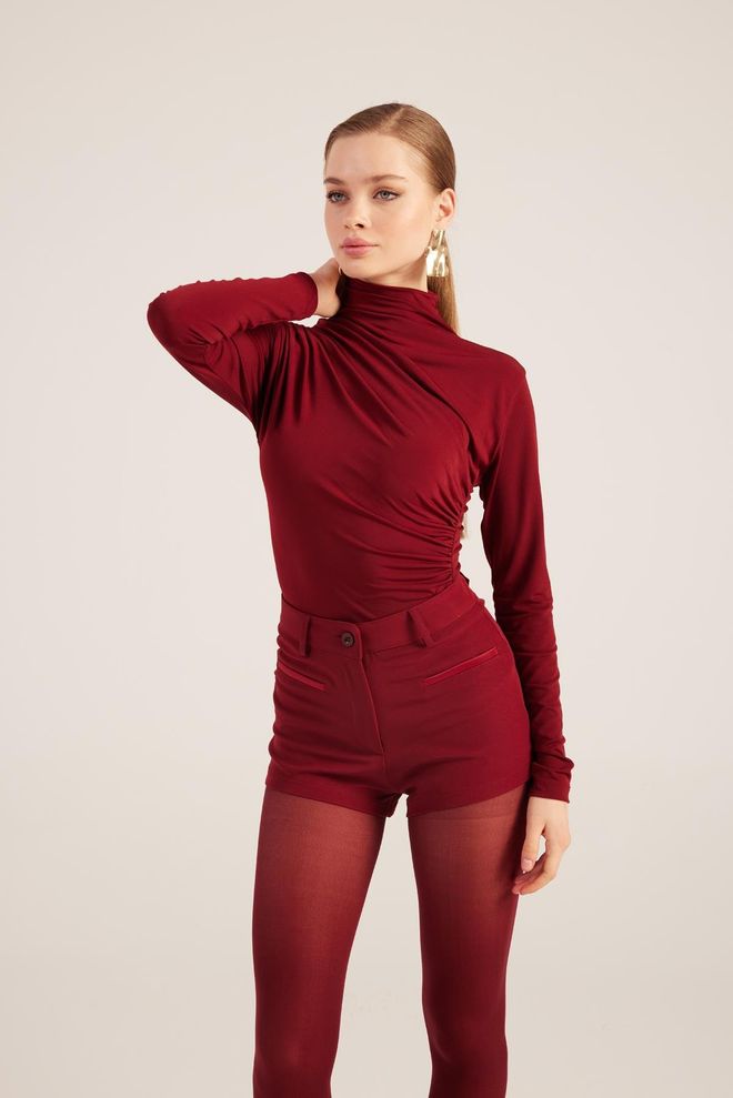 Holly Lolly Pantaloncini Bailey Bordeaux Abbigliamento all'ingrosso Nessun tessuto