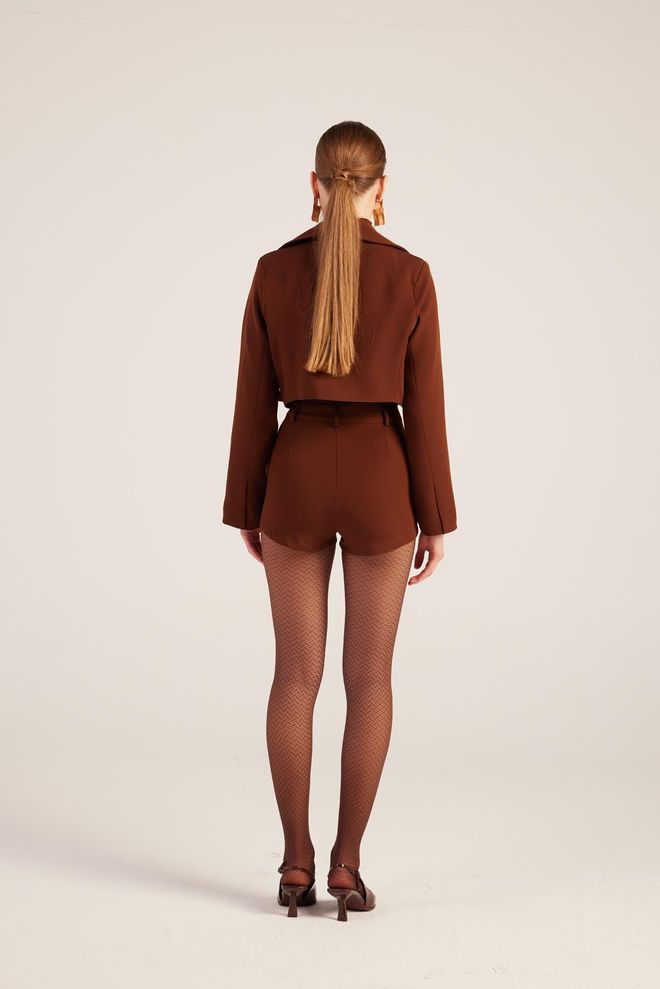 Holly Lolly Pantaloncini Bailey Marroni Abbigliamento all'ingrosso 4