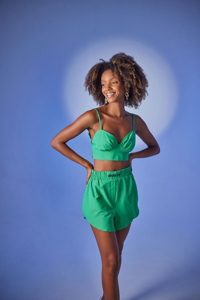 Holly Lolly Leti Bustier Verde Roupas por atacado Festa