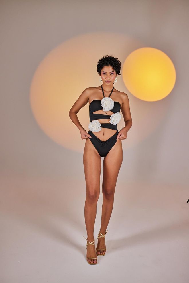 Holly Lolly Swagger Swimsuit Black Wholesale Clothing Summer