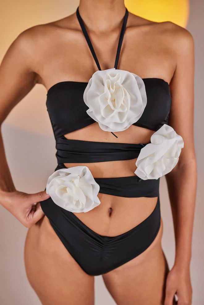 Holly Lolly Swagger Swimsuit Black Wholesale Clothing 1