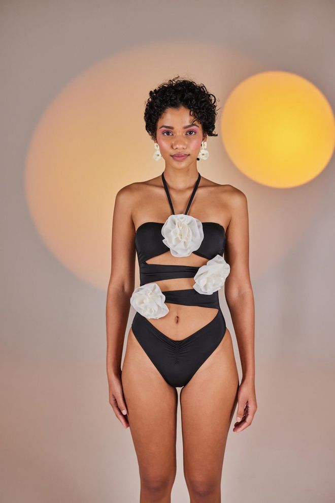 Holly Lolly Swagger Swimsuit Black Wholesale Clothing 4