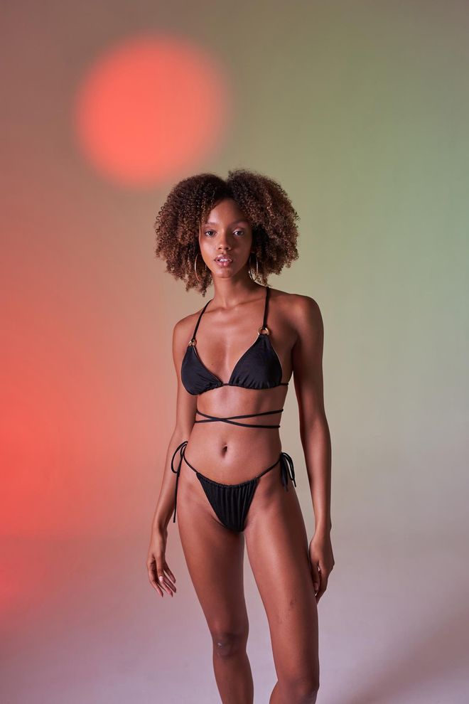 Holly Lolly Black Swimwear Casual Sexy Glam Elegant Streetwear Wholesale Clothing 1