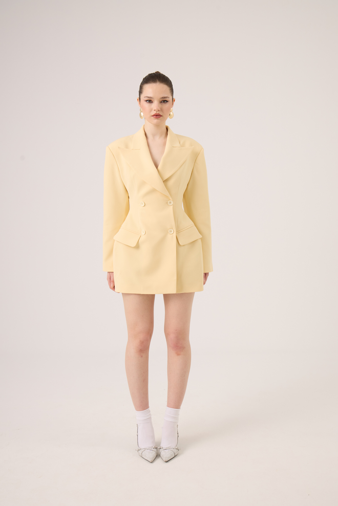 Holly Lolly Smėlio Vakarinė Švarkas Didmeninė prekyba drabužiais Vintažinis