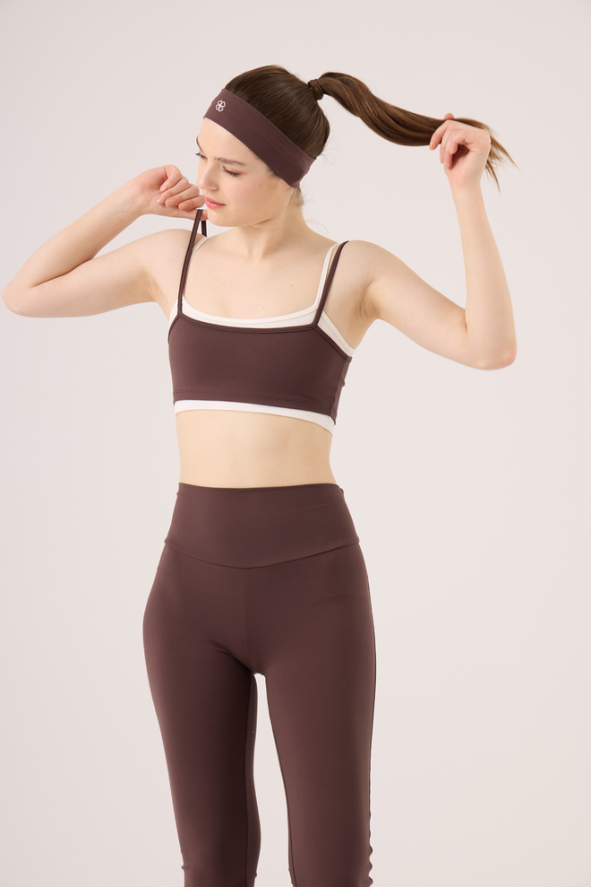 Holly Lolly Brown Sport Casual Bustier Wholesale Clothing Spring