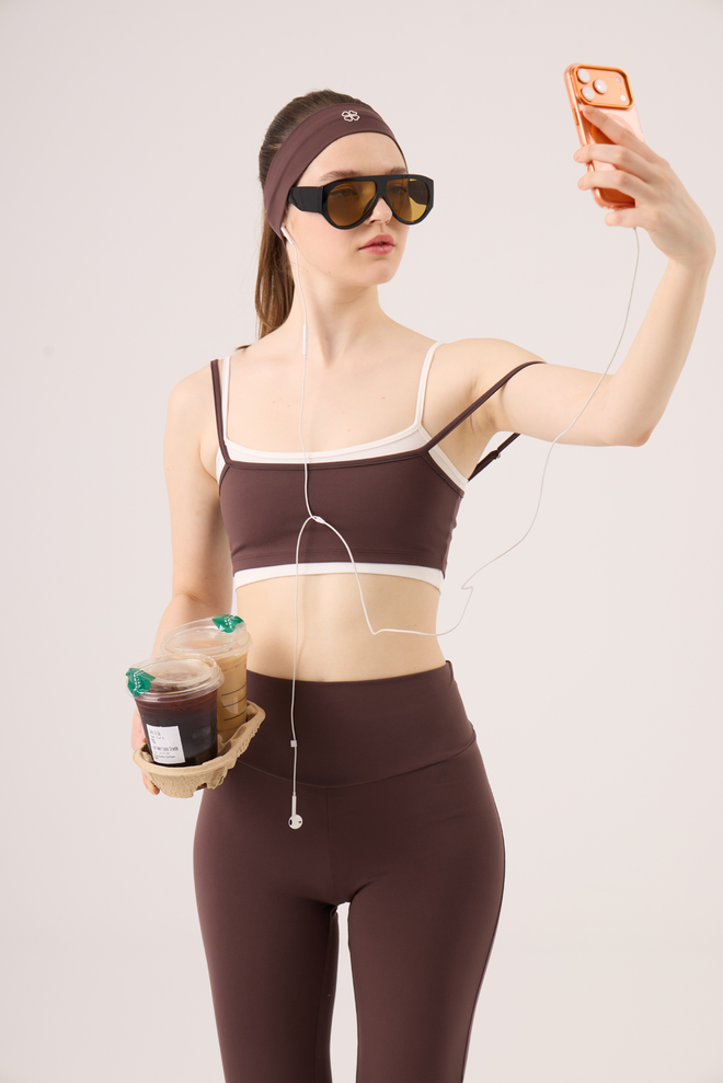 Holly Lolly Brown Sport Casual Bustier Wholesale Clothing Beach