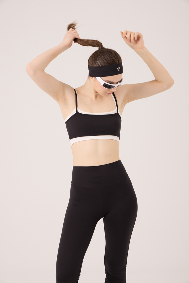 Holly Lolly Black Sporty Slim Fit Sleeveless Bustier Wholesale Clothing 1