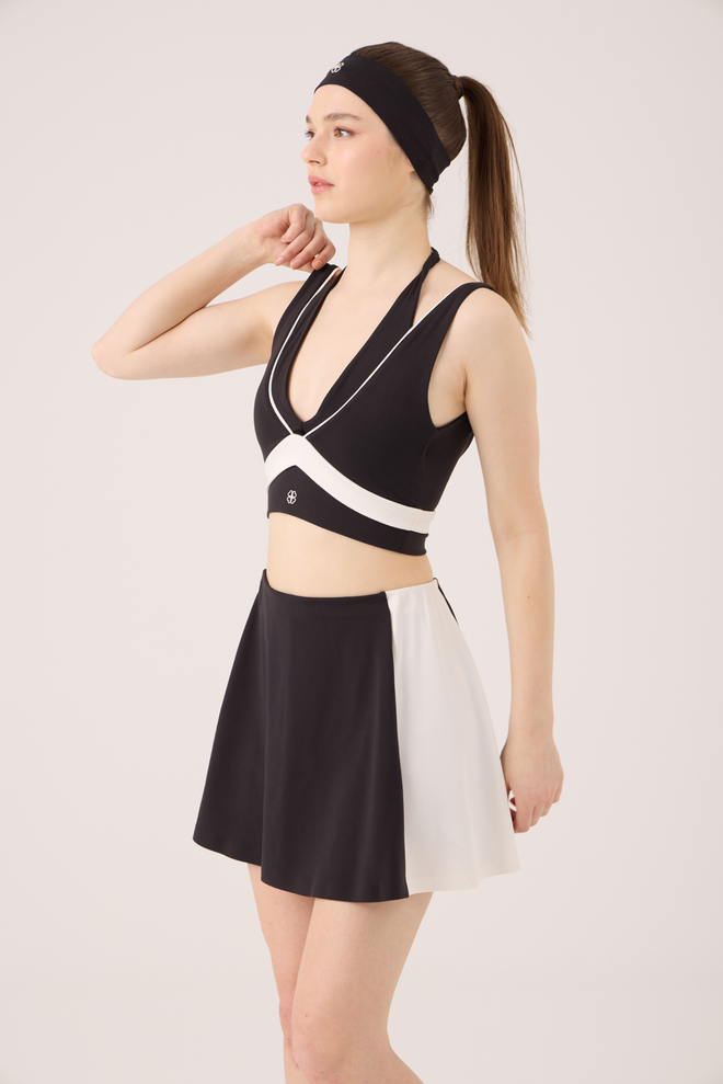 Holly Lolly Black Fitted Sleeveless Plunging Neck Bustier Wholesale Clothing Lounge