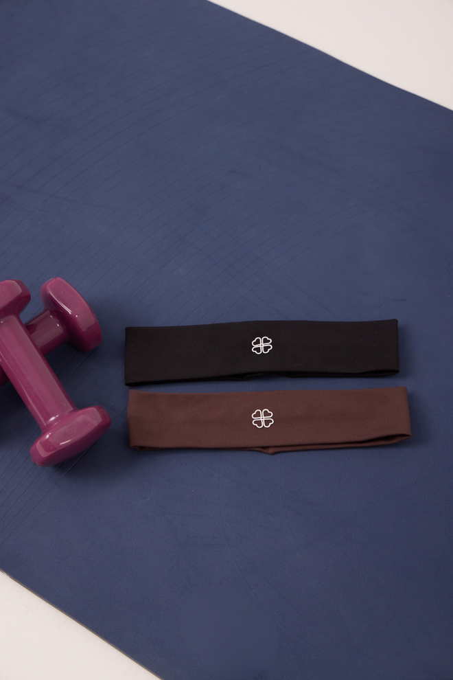 Holly Lolly Holly Headband Black Coffee Set Wholesale Clothing 2