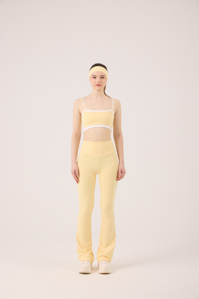 Holly Lolly Yellow Sport Casual Cute Bustier Wholesale Clothing Beach