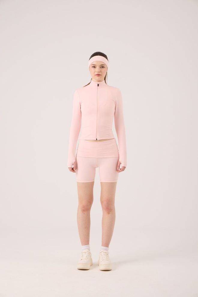 Holly Lolly Розовые Спортивные Шорты Со Средней Талией Натягивать Оптовая продажа одежды Повседневный