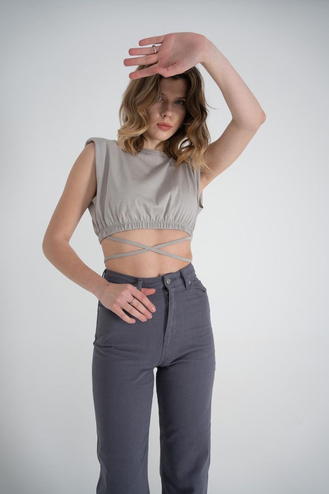 Holly Lolly T shirt Candy Grigio Abbigliamento all'ingrosso Casuale