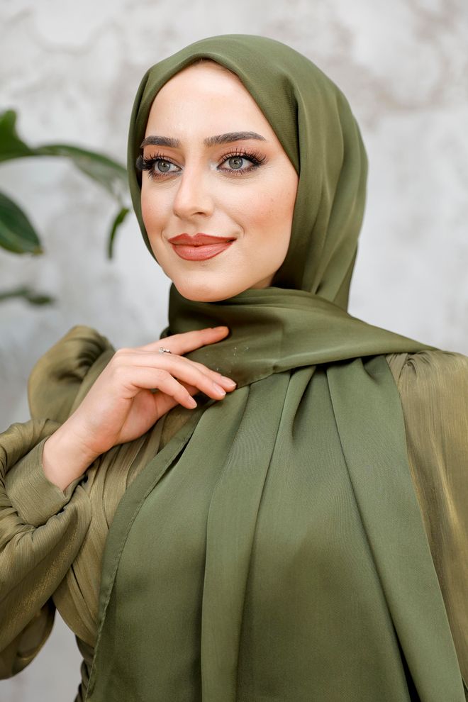 Hulya Keser شال أخضر عرقي رائع للعمل والحفلات ملابس بالجملة محتشم