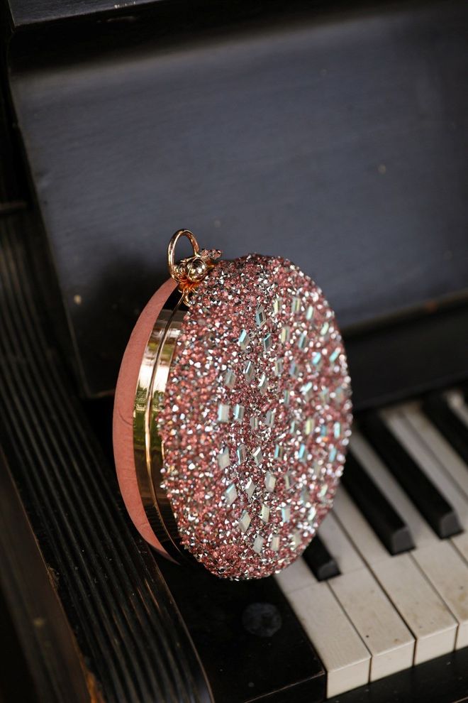 Hulya Keser Borsa per abito da sera ad anello Rosa Abbigliamento all'ingrosso 0