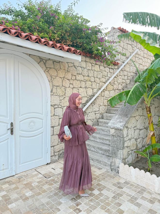 Hulya Keser Alaçatı Takım Marsala Toptan Giyim 3