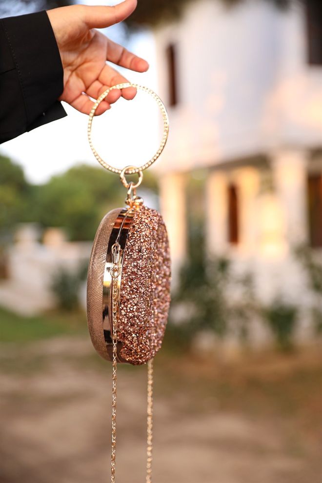 Hulya Keser Bolso De Vestir De Noche Con Anillo Dorado Ropa al por mayor 3