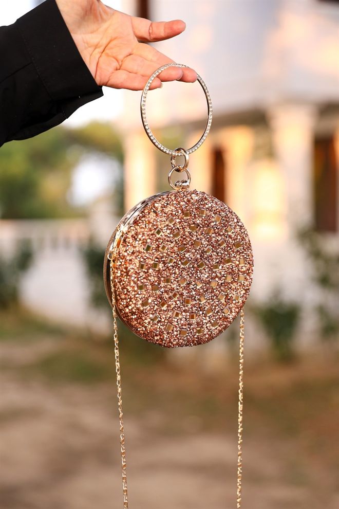 Hulya Keser Bolso De Vestir De Noche Con Anillo Dorado Ropa al por mayor 1